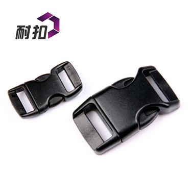 廠家直銷高品質環(huán)保寵物織帶配件 弧型插扣 塑料按扣